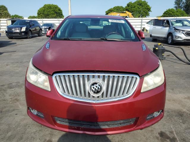 1G4GE5EV9AF100321 - 2010 BUICK LACROSSE CXS BURGUNDY photo 5