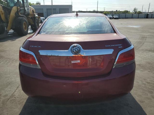 1G4GE5EV9AF100321 - 2010 BUICK LACROSSE CXS BURGUNDY photo 6