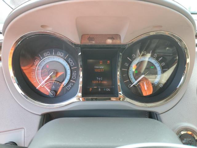 1G4GE5EV9AF100321 - 2010 BUICK LACROSSE CXS BURGUNDY photo 9