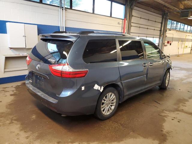 5TDYK3DC4GS750110 - 2016 TOYOTA SIENNA XLE BLUE photo 3