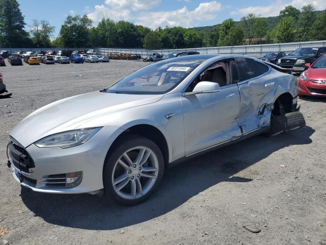 5YJSA1H1XEFP39703 - 2014 TESLA MODEL S 银色 照片 1