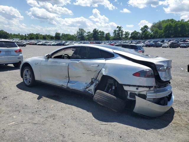 5YJSA1H1XEFP39703 - 2014 TESLA MODEL S 银色 照片 2