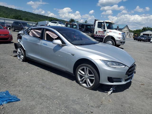 5YJSA1H1XEFP39703 - 2014 TESLA MODEL S 银色 照片 4