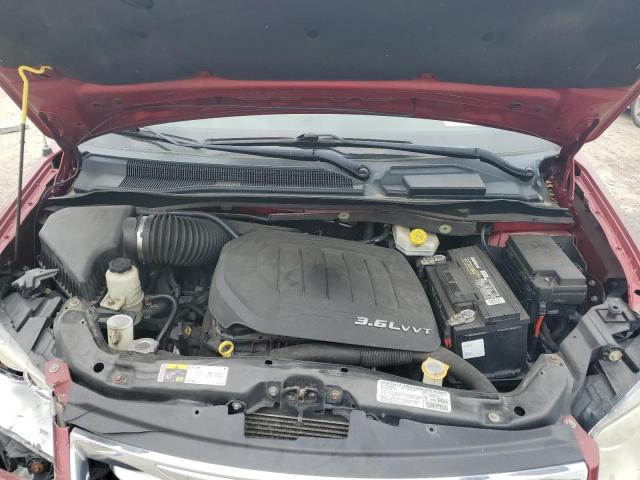 2C4RC1BG0DR573751 - 2013 CHRYSLER TOWN & COU TOURING ბურგუნდია ფოტო 12