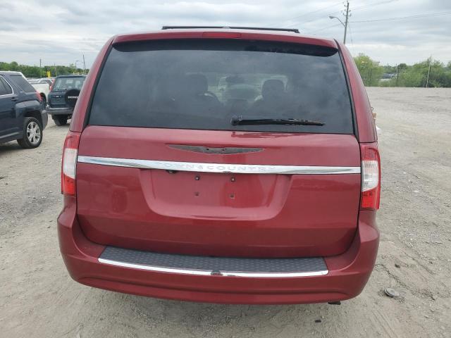 2C4RC1BG0DR573751 - 2013 CHRYSLER TOWN & COU TOURING ბურგუნდია ფოტო 6