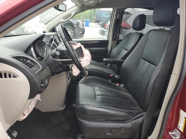 2C4RC1BG0DR573751 - 2013 CHRYSLER TOWN & COU TOURING ბურგუნდია ფოტო 7