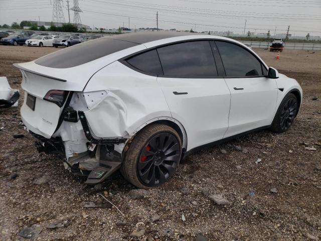 5YJYGDEF6MF245704 - 2021 TESLA MODEL Y WHITE photo 3