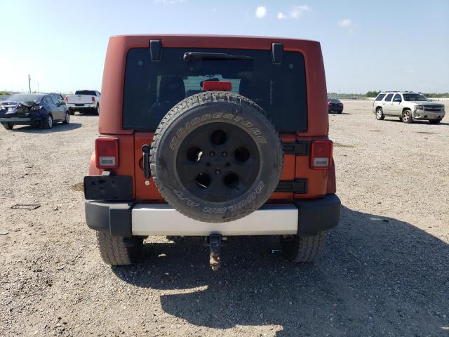 1C4GJWBG8EL258412 - 2014 JEEP WRANGLER SAHARA ORANGE photo 6