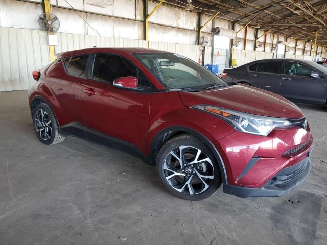 NMTKHMBX8JR047907 - 2018 TOYOTA C-HR XLE BURGUNDY photo 4