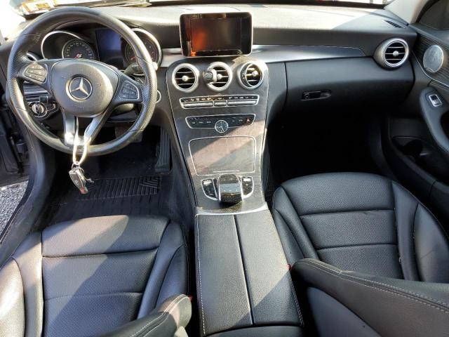 55SWF4KB8FU084592 - 2015 MERCEDES-BENZ C 300 4MATIC GRAY photo 8