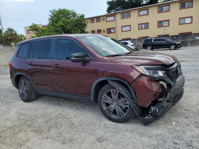 5FNYF7H56LB001847 - 2020 HONDA PASSPORT EXL Bordo foto 4