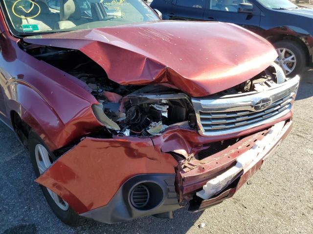 JF2SH6BC4AH790337 - 2010 SUBARU FORESTER XS Qırmızı foto 9