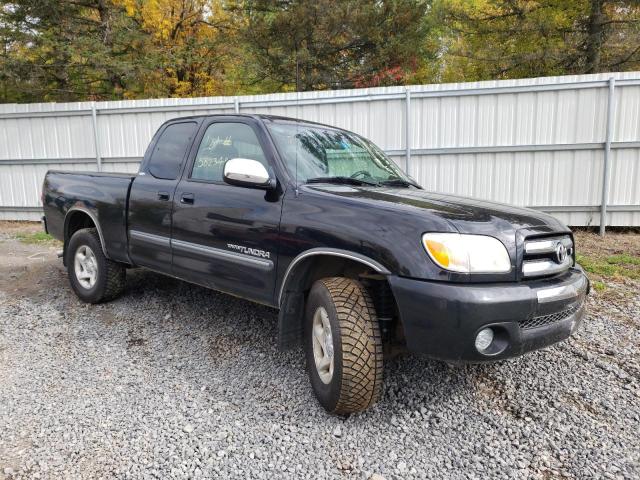 5TBBT44185S470428 - 2005 TOYOTA TUNDRA ACCESS CAB SR5 BLACK photo 1