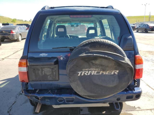 2CNBE13C926933455 - 2002 CHEVROLET TRACKER BLUE photo 6