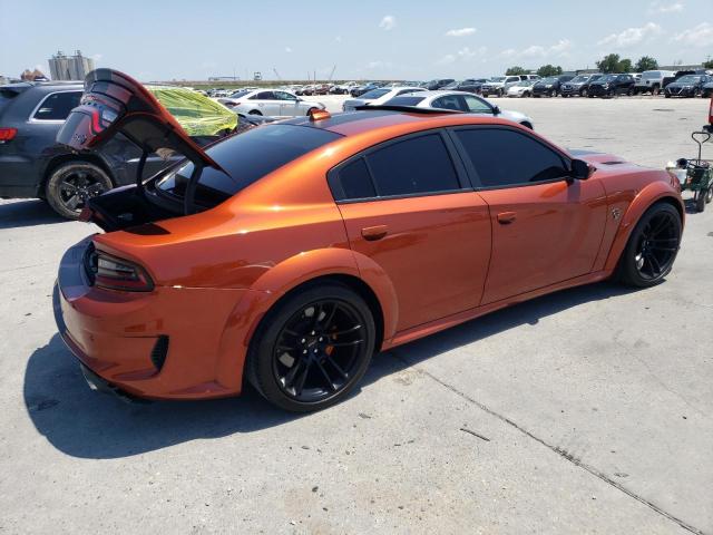 2C3CDXL9XMH500256 - 2021 DODGE CHARGER SRT HELLCAT ORANGE photo 3