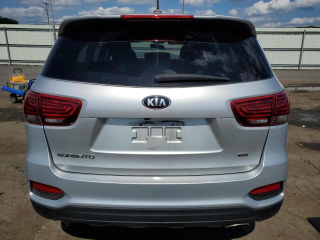 5XYPG4A34KG478087 - 2019 KIA SORENTO L SILVER photo 6