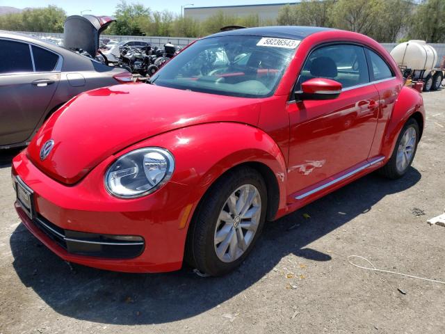 3VWJA7AT5FM624849 - 2015 VOLKSWAGEN BEETLE TDI RED photo 1