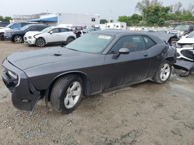 2C3CDYAG6EH195301 - 2014 DODGE CHALLENGER SXT GRAY photo 1