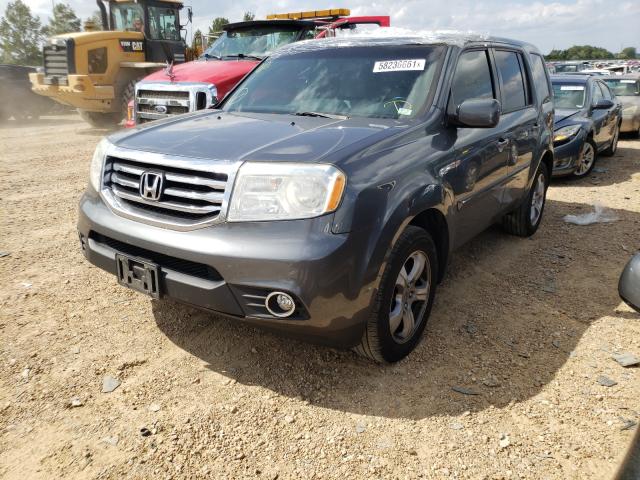 5FNYF4H64DB016873 - 2013 HONDA PILOT EXL GRAY photo 2