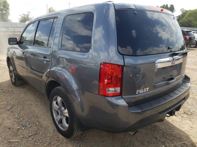 5FNYF4H64DB016873 - 2013 HONDA PILOT EXL GRAY photo 3