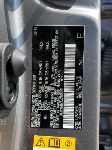 JTJYARBZ1J2105391 - 2018 LEXUS NX 300 BASE ვერცხლისფერი ფოტო 14