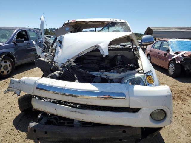 5TBRT34136S477359 - 2006 TOYOTA TUNDRA ACCESS CAB SR5 WHITE photo 5