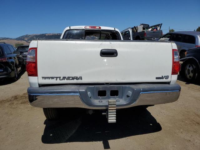 5TBRT34136S477359 - 2006 TOYOTA TUNDRA ACCESS CAB SR5 WHITE photo 6