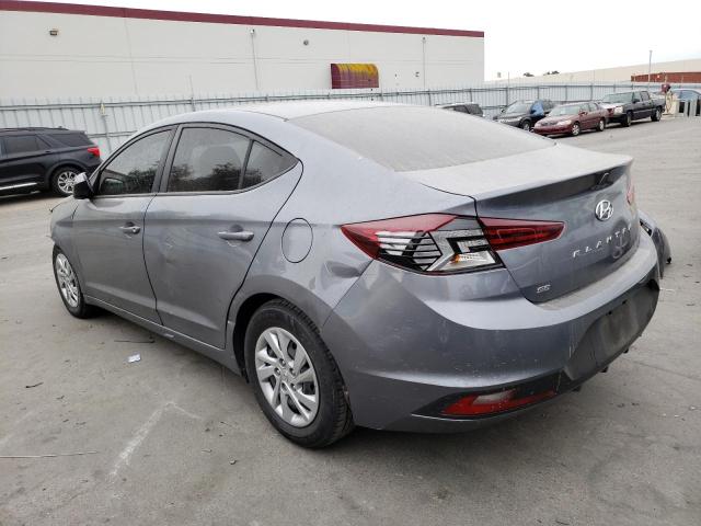 KMHD74LF8KU863785 - 2019 HYUNDAI ELANTRA SE GRAY photo 2