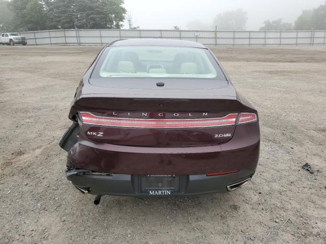 3LN6L2J92DR821192 - 2013 LINCOLN MKZ BURGUNDY photo 6