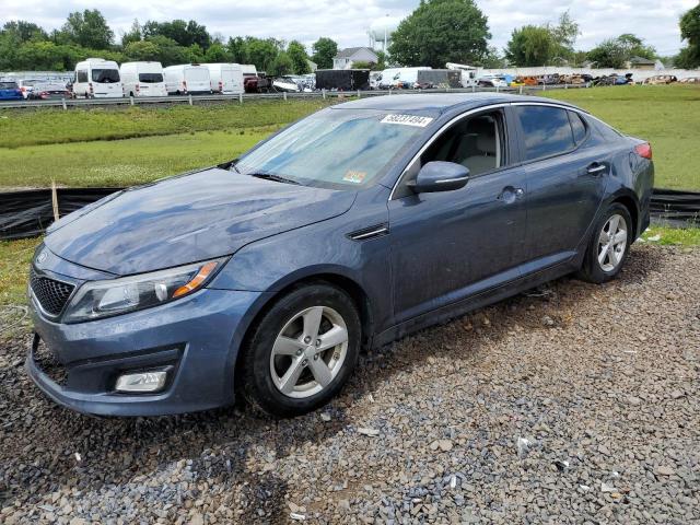 5XXGM4A71FG395125 - 2015 KIA OPTIMA LX BLUE photo 1