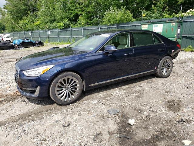 KMHG34JA6JU042344 - 2018 GENESIS G90 PREMIUM BLUE photo 1