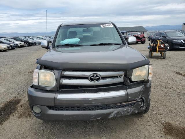 5TBDT44115S481022 - 2005 TOYOTA TUNDRA DOUBLE CAB SR5 GRAY photo 5