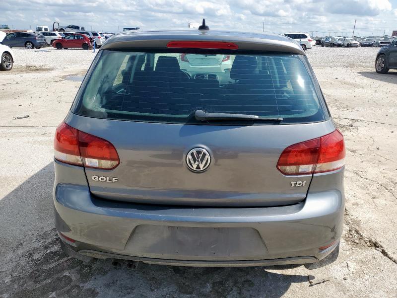 WVWDM7AJ2BW081525 - 2011 VOLKSWAGEN GOLF GRAY photo 6