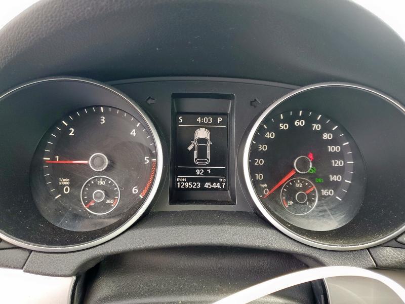 WVWDM7AJ2BW081525 - 2011 VOLKSWAGEN GOLF GRAY photo 9