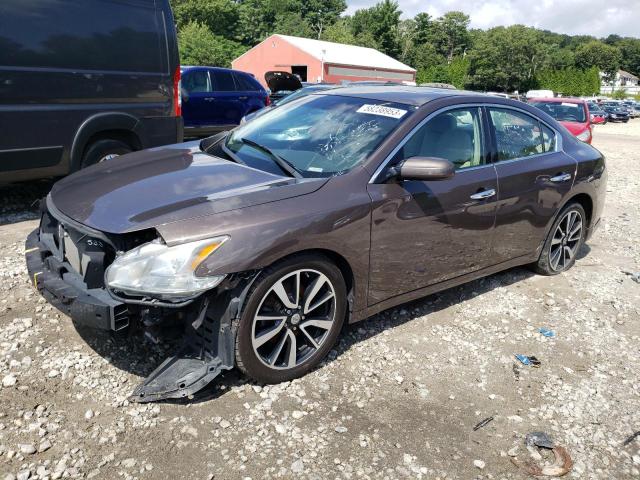 1N4AA5AP2EC462565 - 2014 NISSAN MAXIMA S BROWN photo 1