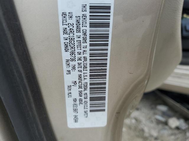 2C4RC1BG2DR706736 - 2013 CHRYSLER TOWN & COU TOURING 棕色 照片 14