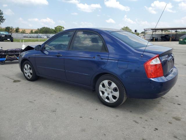 KNAFE122665315054 - 2006 KIA SPECTRA LX BLUE photo 2