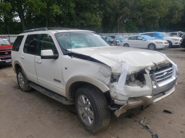 1FMEU74858UB10819 - 2008 FORD EXPLORER E WHITE photo 1