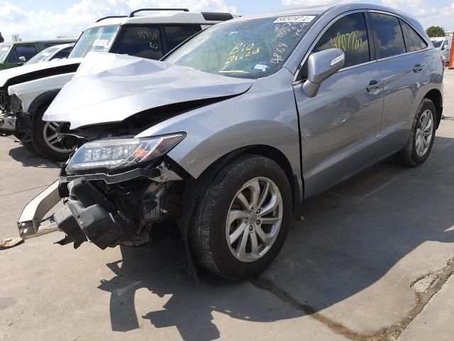 5J8TB3H34GL010869 - 2016 ACURA RDX SILVER photo 2