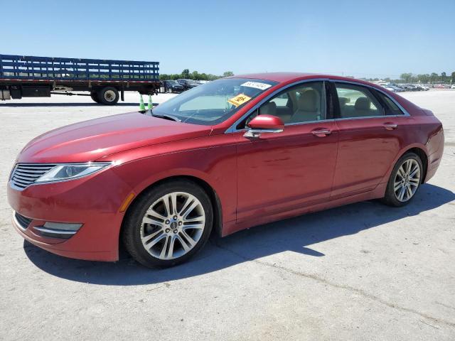 3LN6L2G98DR813539 - 2013 LINCOLN MKZ RED photo 1