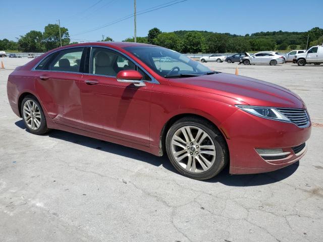 3LN6L2G98DR813539 - 2013 LINCOLN MKZ RED photo 4