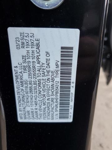 5FNRL6H91PB054312 - 2023 HONDA ODYSSEY ELITE أسود صورة 13