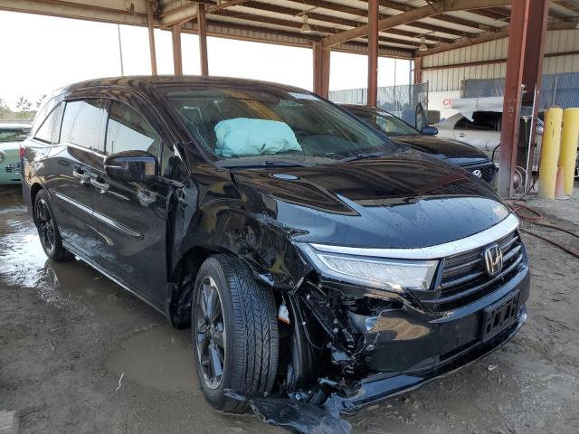5FNRL6H91PB054312 - 2023 HONDA ODYSSEY ELITE أسود صورة 4