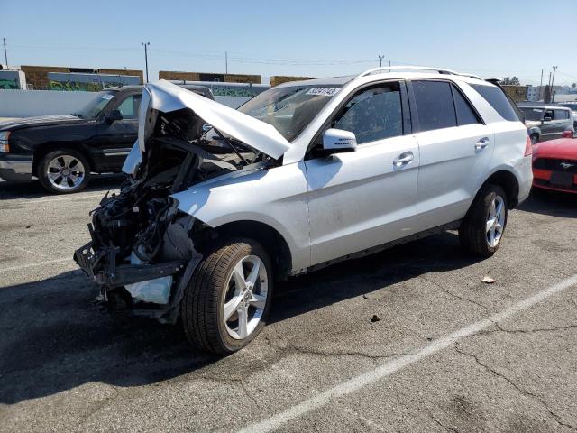 4JGDA5HB8HA936256 - 2017 MERCEDES-BENZ GLE 350 4MATIC SILVER photo 1