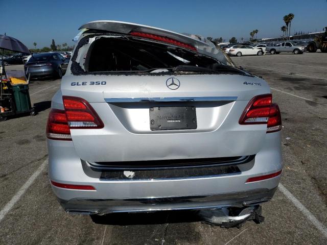 4JGDA5HB8HA936256 - 2017 MERCEDES-BENZ GLE 350 4MATIC SILVER photo 6