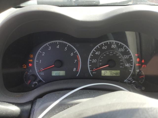 1NXBU40E39Z062686 - 2009 TOYOTA COROLLA BASE SILVER photo 9