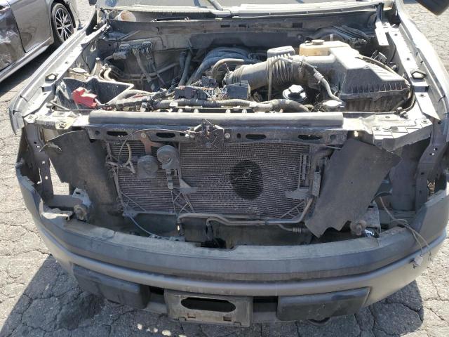 1FTEW1E85AKE30007 - 2010 FORD F150 SUPERCREW GRAY photo 11