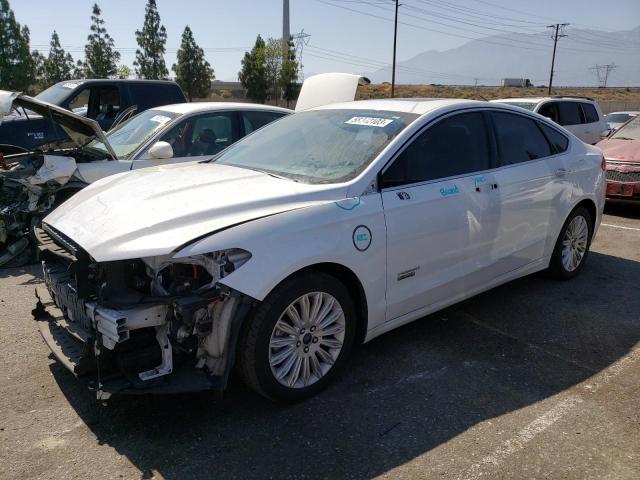 3FA6P0PU2GR384412 - 2016 FORD FUSION SE PHEV WHITE photo 1