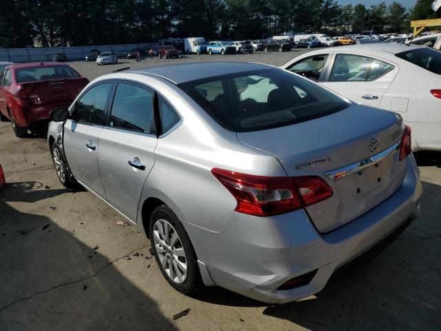 3N1AB7AP7HY218654 - 2017 NISSAN SENTRA S SILVER photo 2