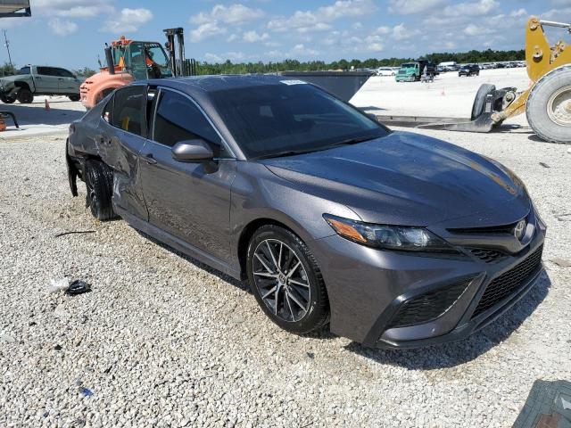 4T1G11AK4MU442629 - 2021 TOYOTA CAMRY SE CHARCOAL photo 4